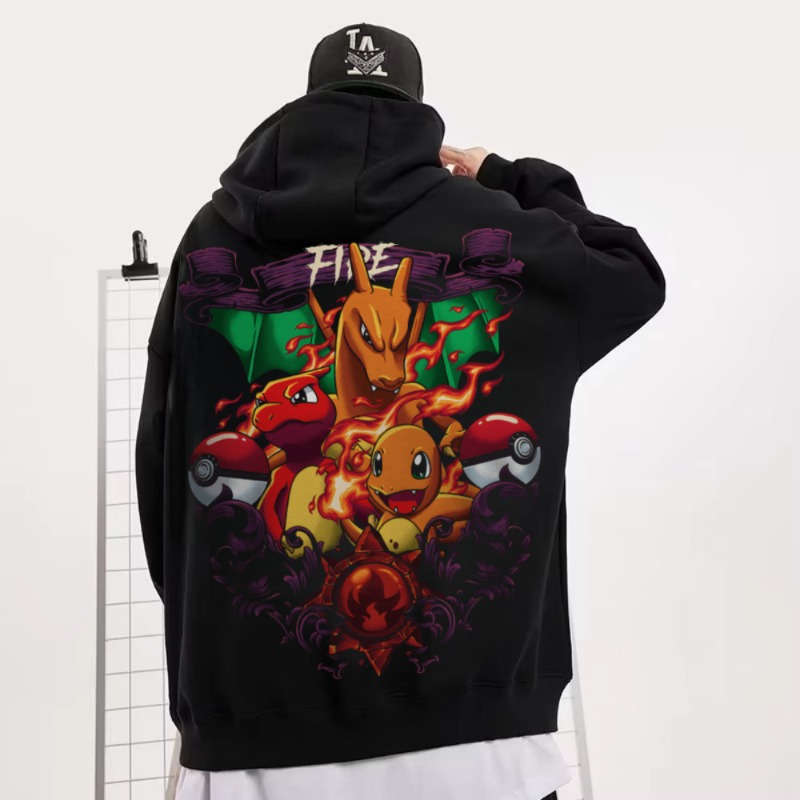 Winter Clothing In Japan - Black Oversized 4xl Pok É Mon