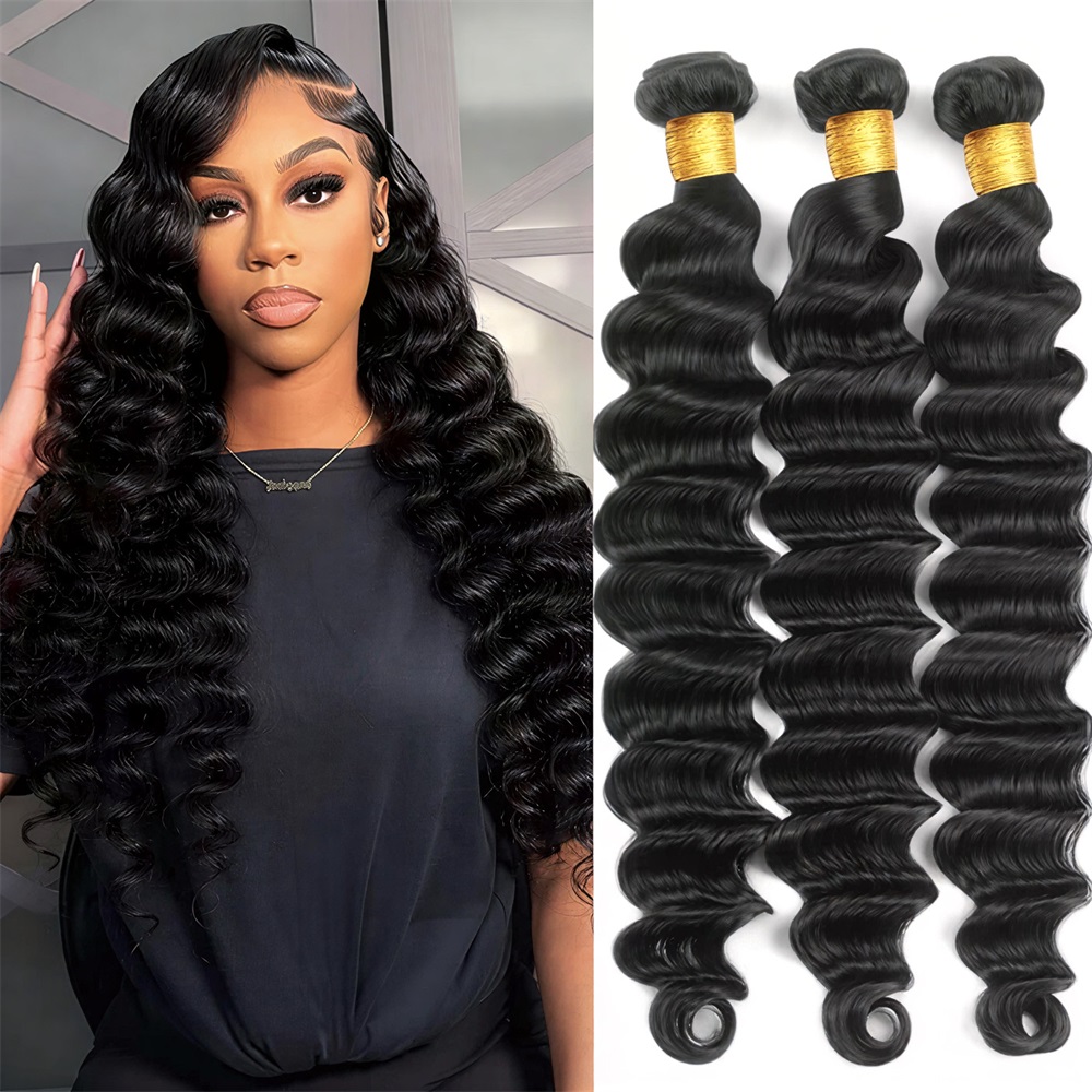 Winter Clothing Bundle - 12A Human Hair Bundles Loose Deep