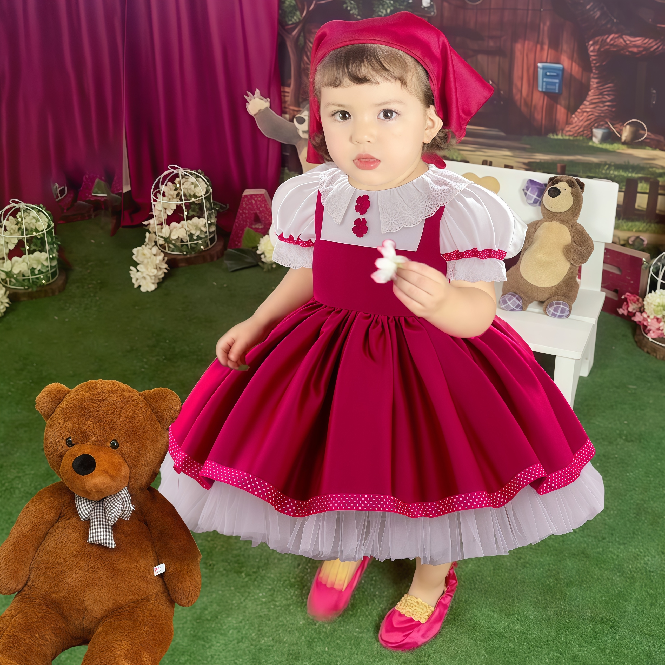Winter Clothing Storage - Masha and Bear Maid Costume for