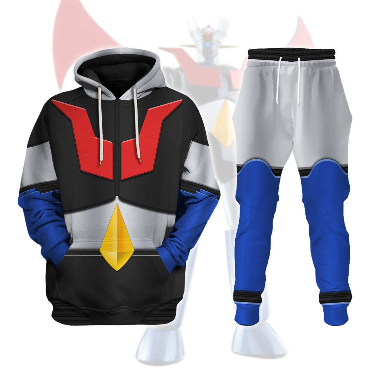 Winter Clothing Pants - Anime Mazinger Z Cosplay 3D Print