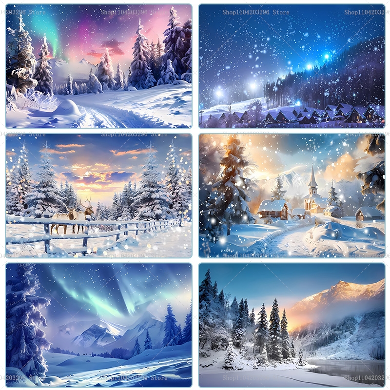 Winter Clothing Photo - Dreamy Winter Pine Forest Mountain Snow