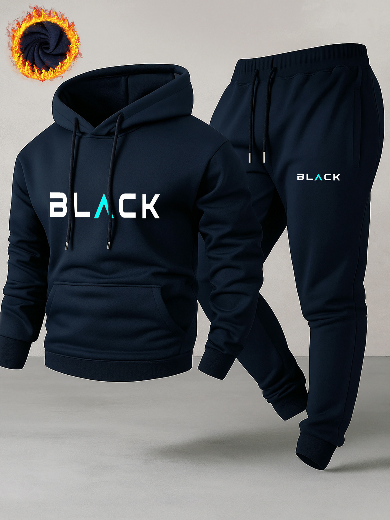 Winter Clothing Pants - Autumn Winter Men Hoodie Tracksuit 2