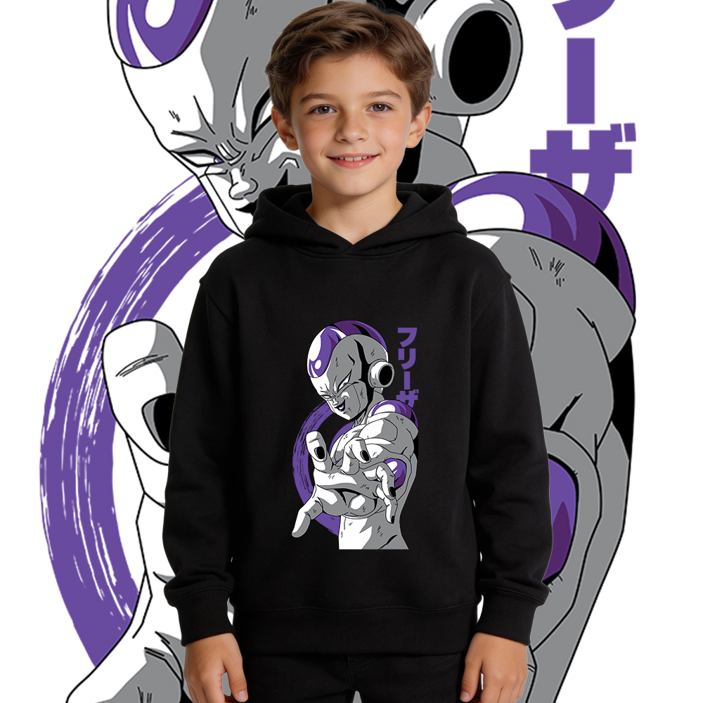 Winter Clothing For Kids - Dbz Freezer Anime Print Boys Girls