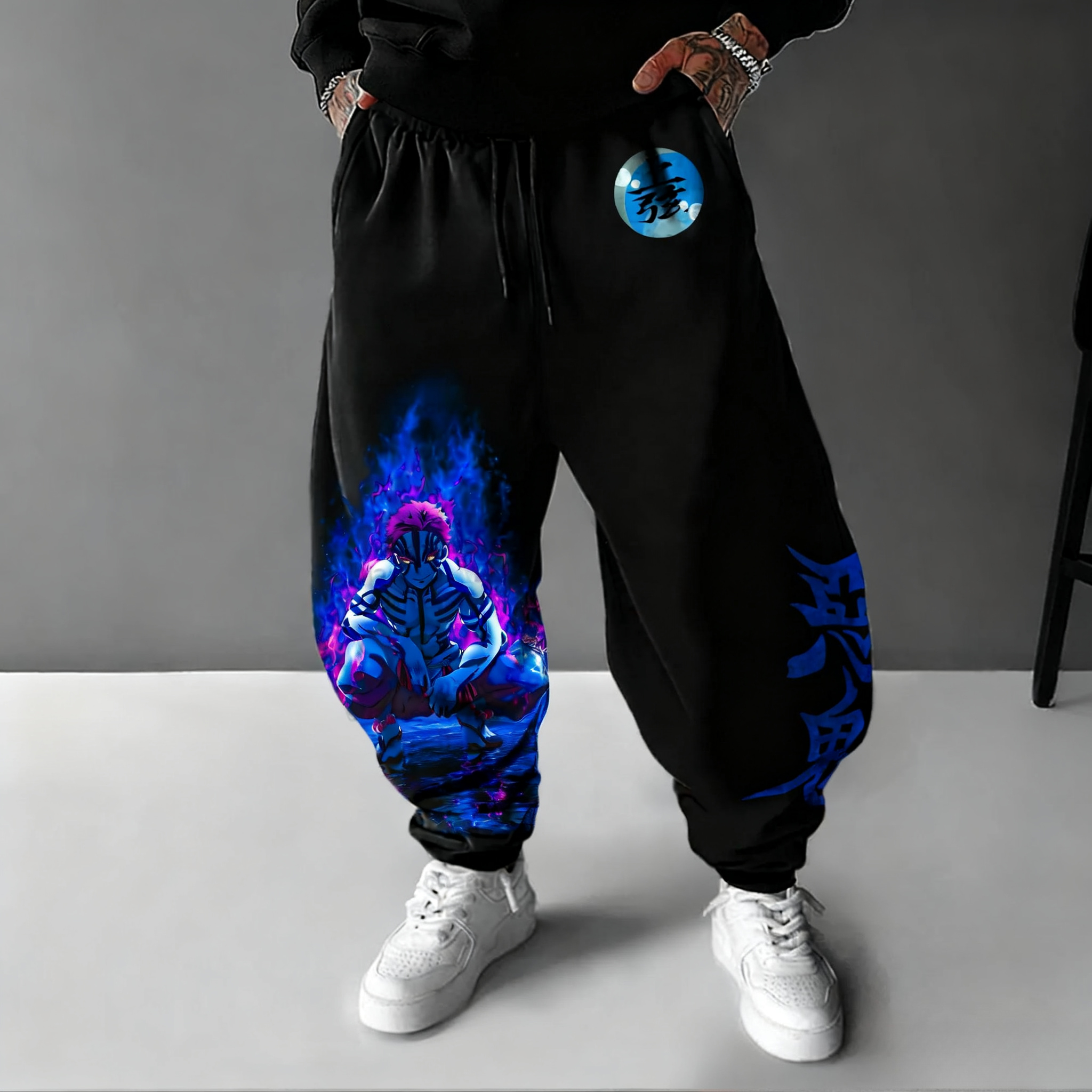 Winter Clothing In Japan - Demon Slayer Collaboration Sweetpants Men's Autumn/winter
