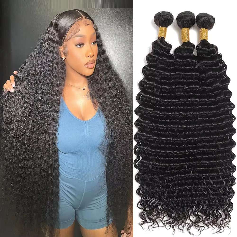 Winter Clothing Bundle - Deep Wave Bundles Human Hair Brazilian