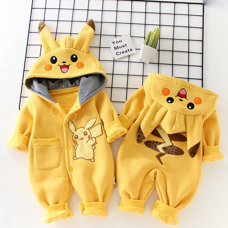 Winter Clothing In Japan - Cartoon Pocket Monsters Baby Pyjamsa Newborn