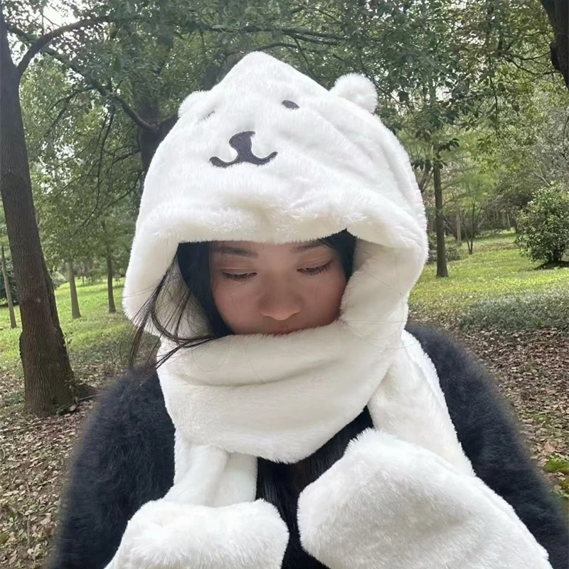 Winter Clothing For Kids - 3 In 1 Plush Thick Hooded