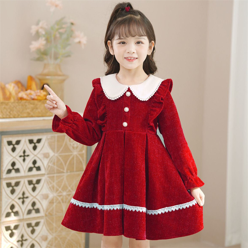 Winter Clothing 1 Year Old - Baby Girls Sweet Dresses 2024 New