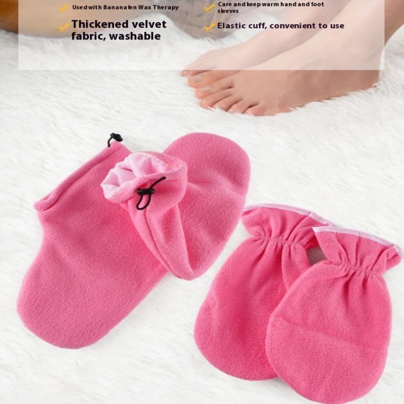 Hand Warmer Reusable - 1 Pair Insulation Care Gloves Flannel