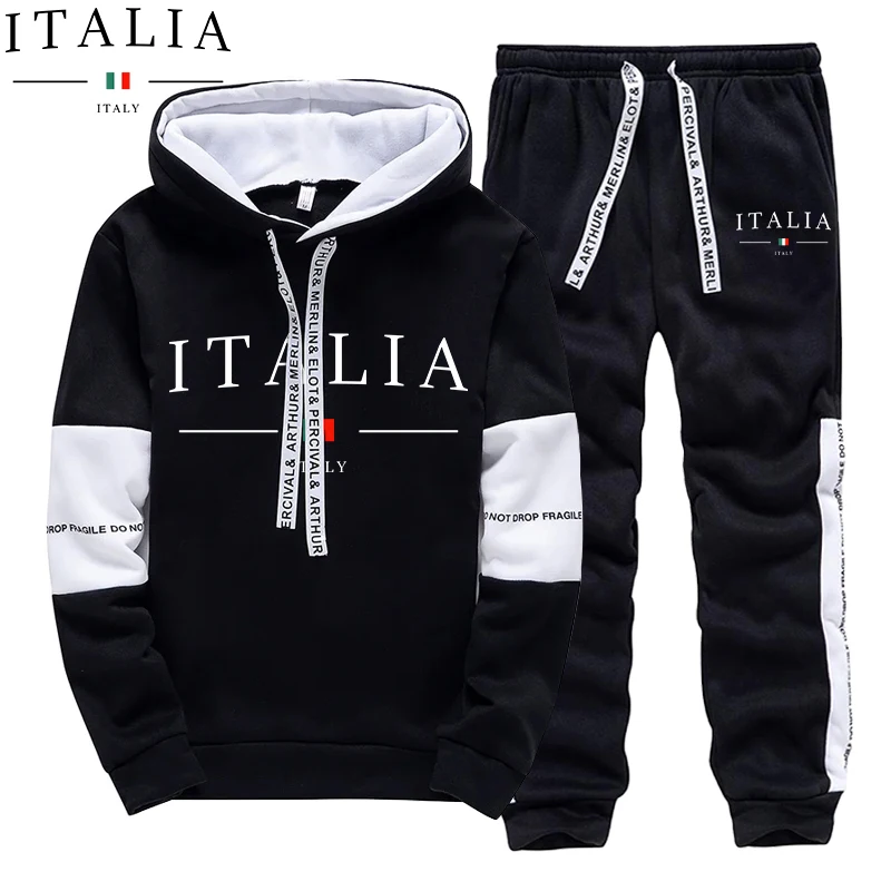 Winter Clothing Pants - Autumn Winter Men's Tracksuit Casual Hooded
