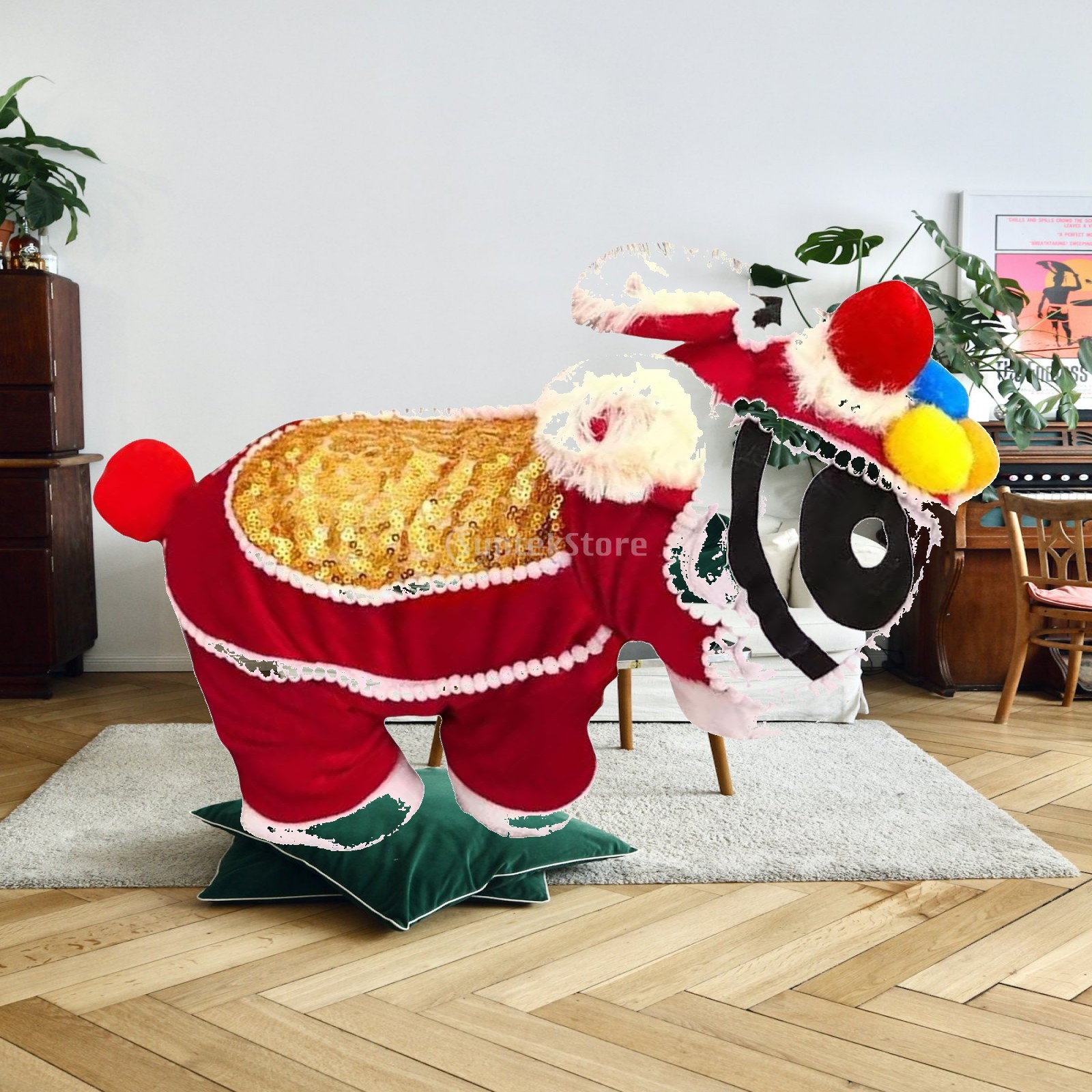 Winter Clothing Photo - Festive Dogs Clothing Traditional Tang Suit
