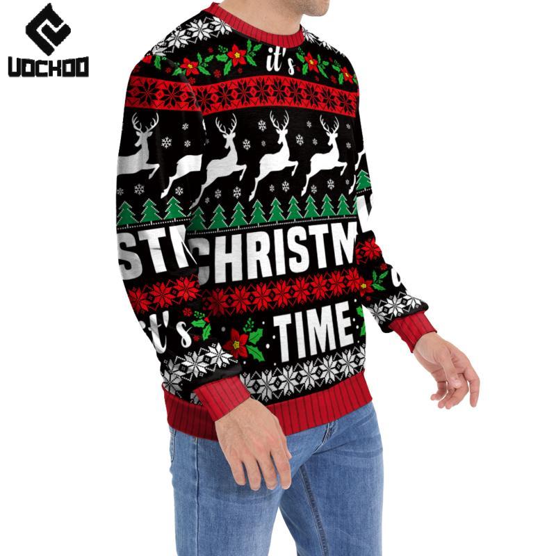 Elk Cosplay Christmas Ugly Swe - Winter Clothing Europe review and price
