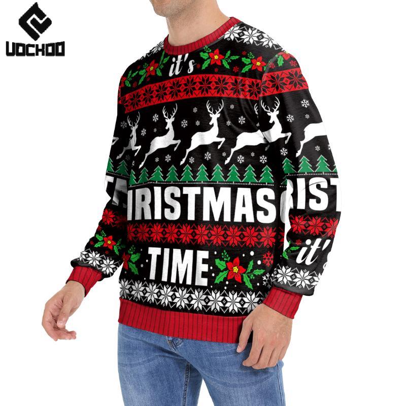 Elk Cosplay Christmas Ugly Swe - Winter Clothing Europe review and price