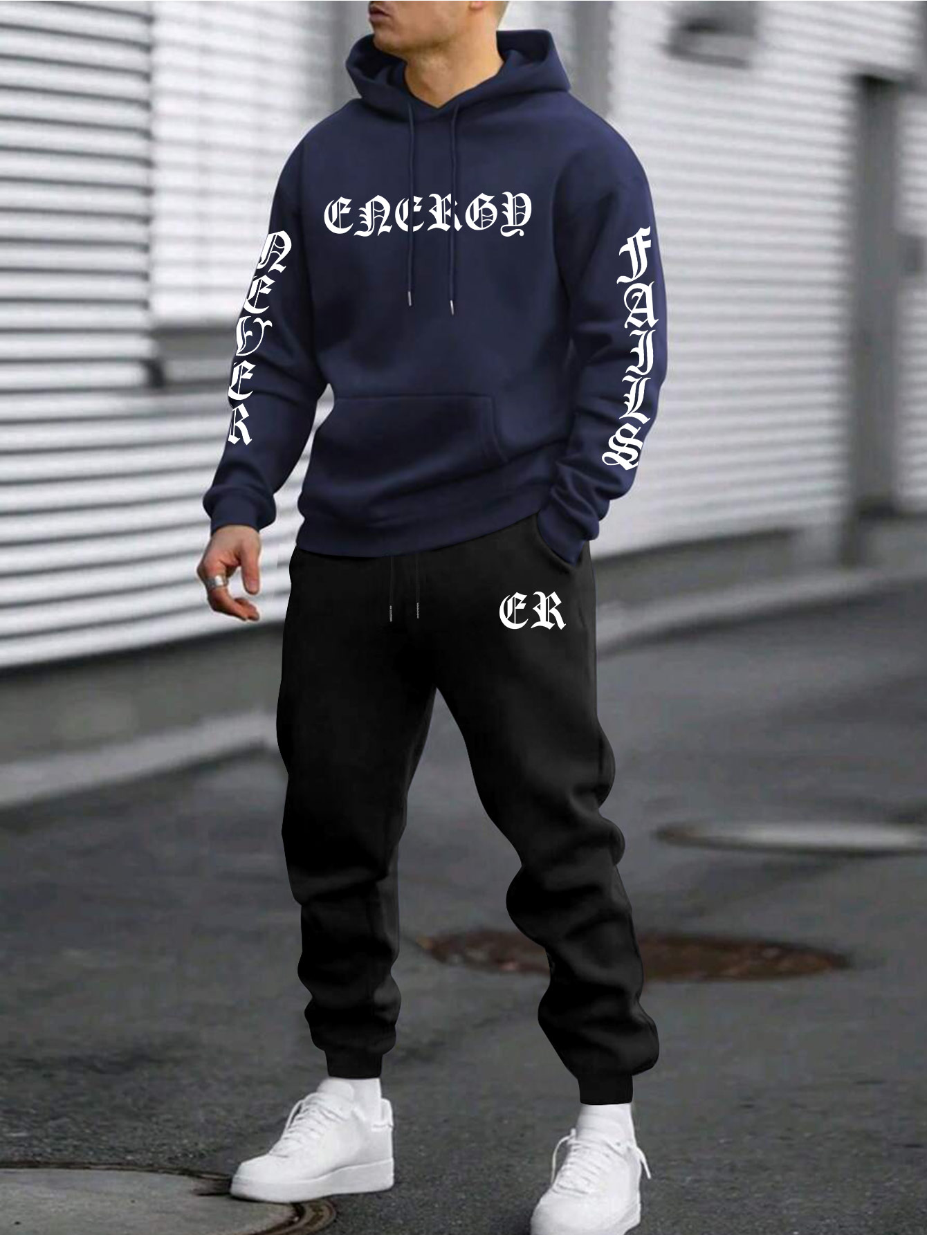 Men's Sports Suits Fashion Tra - Winter Clothing Pants review and price