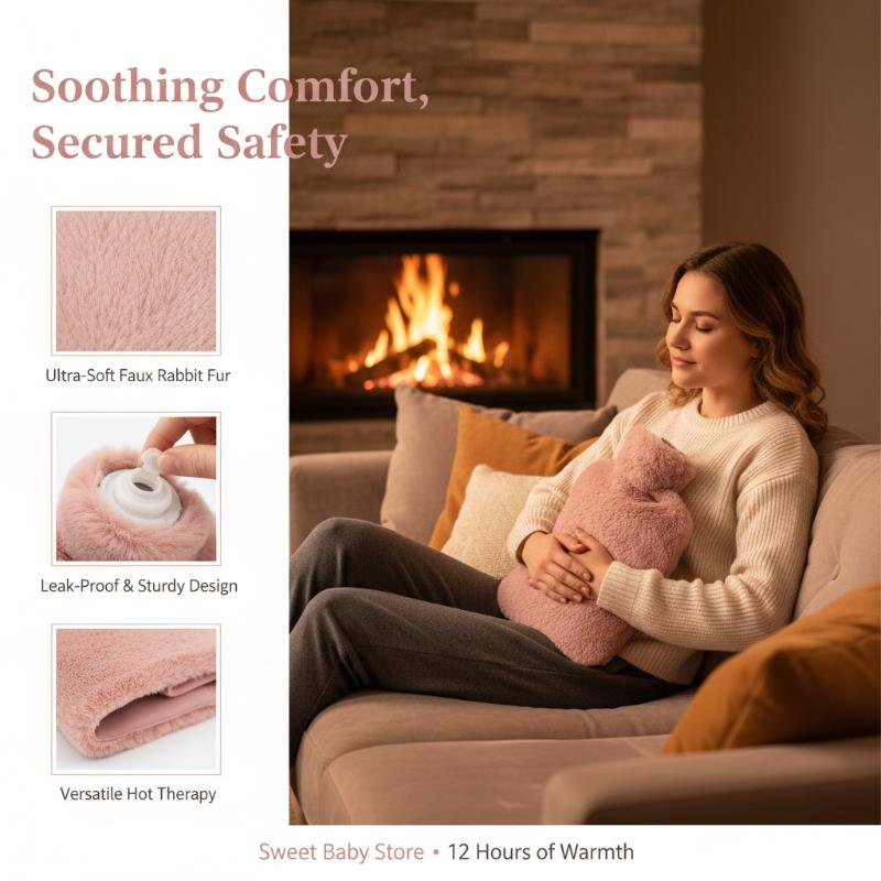 1Pcs Portable Hot Water Bag Wi - Hand Warmer Reusable review and price