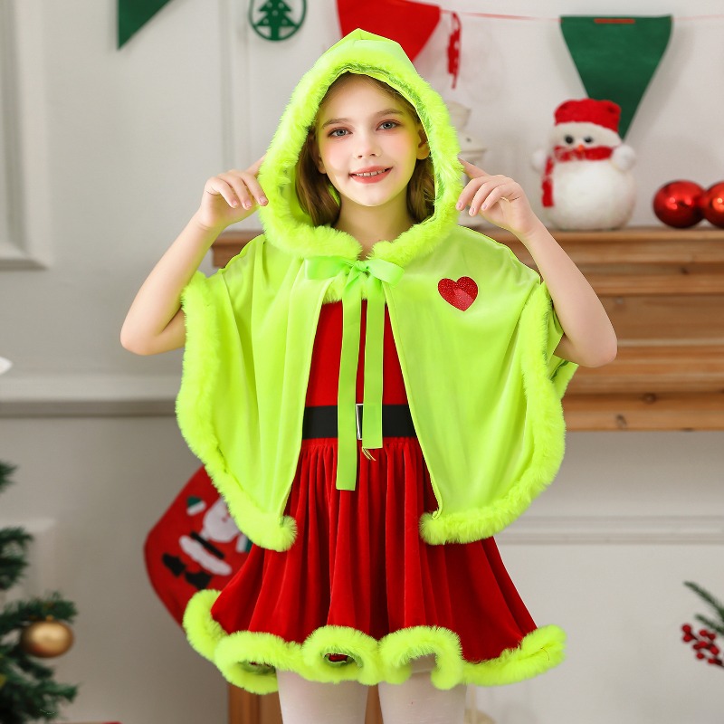 Toddler Winter Cloak Girls Chr - Winter Clothing Europe review and price