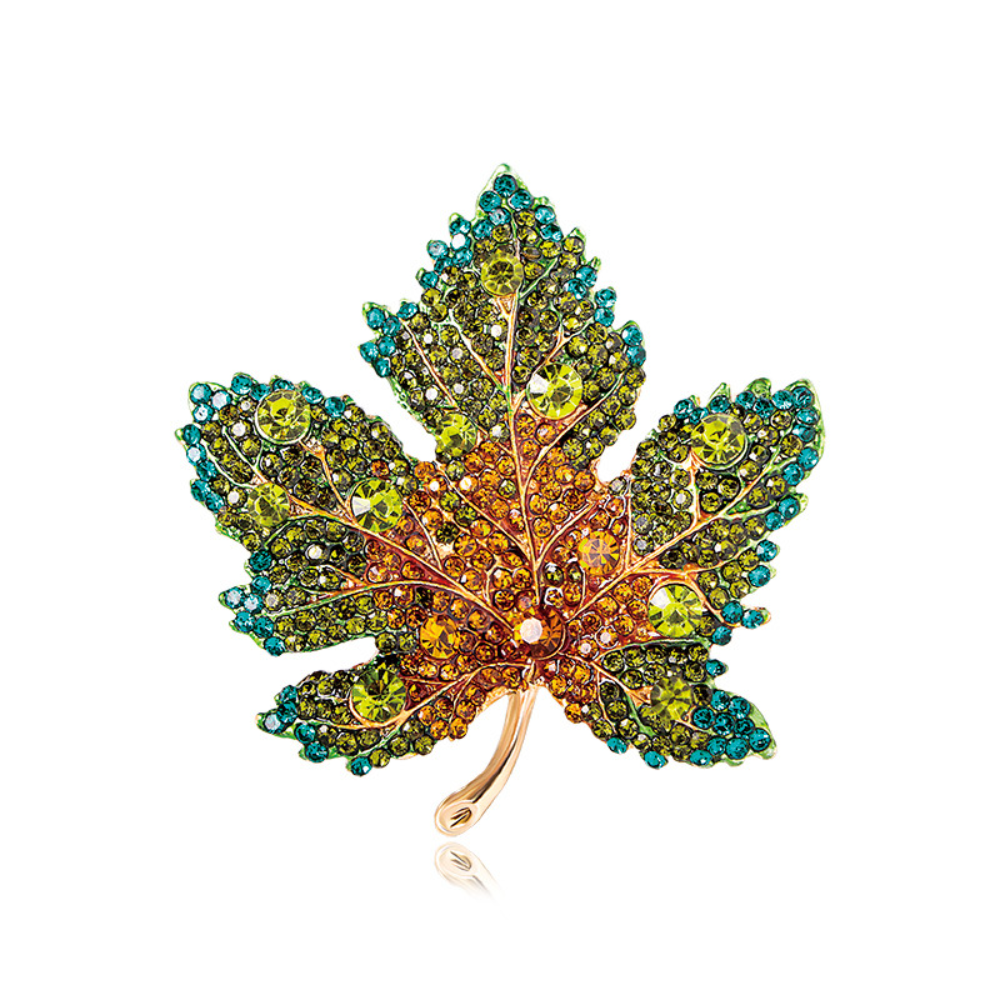 Maple Leaf Brooch with Optiona - Winter Clothing Options review and price