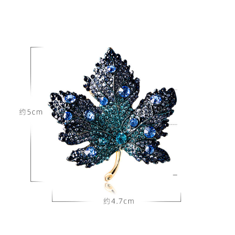 Maple Leaf Brooch with Optiona - Winter Clothing Options review and price