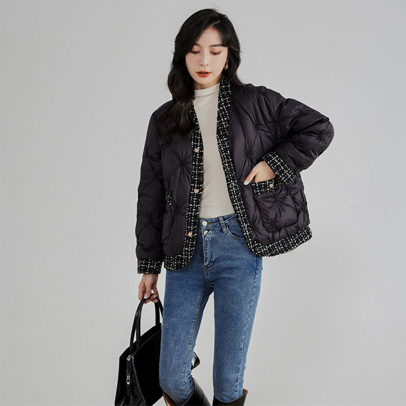 Autumn Winter Down Jacket V-Ne - Winter Clothing Trends review and price