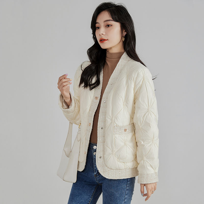 Autumn Winter Down Jacket V-Ne - Winter Clothing Trends review and price