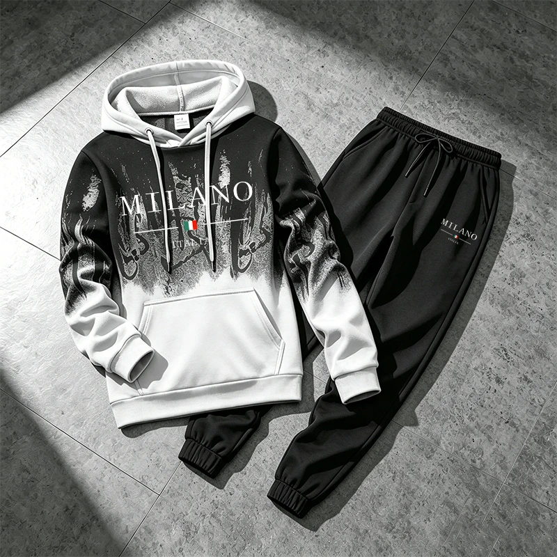 Splashed ink Men's Hoodie Trac - Winter Clothing Pants review and price