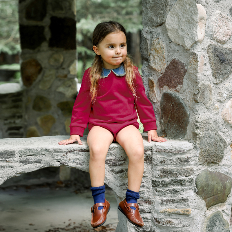 Ali Plus Aw25 Denim Collar Swe - Winter Clothing For Kids review and price