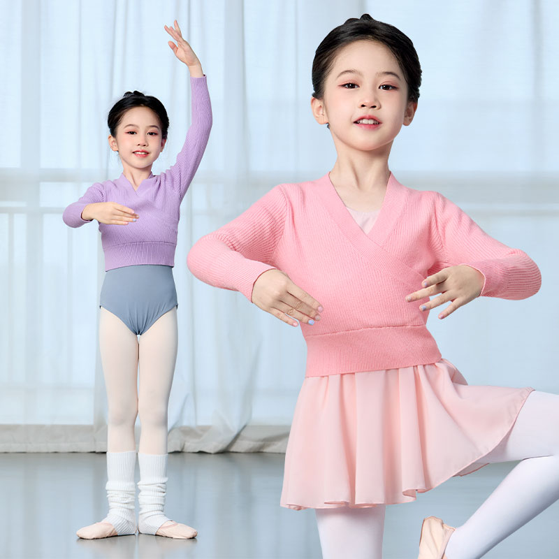 Girls Ballet Sweater Kids Danc - Winter Clothing For Kids review and price