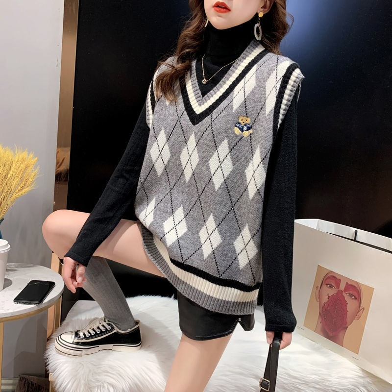 Red Knit Vests For Women Sleev - Winter Clothing Offer review and price