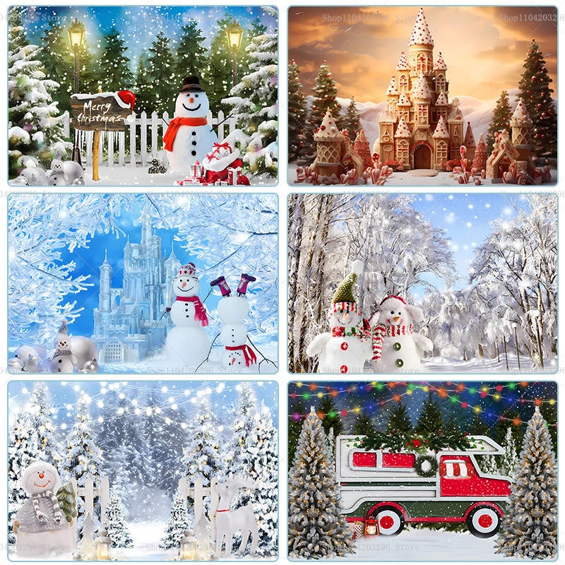 Winter Forest Snow Scene Photo - Winter Clothing Photo review and price