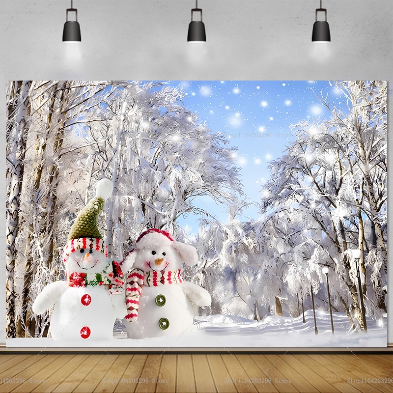 Winter Forest Snow Scene Photo - Winter Clothing Photo review and price