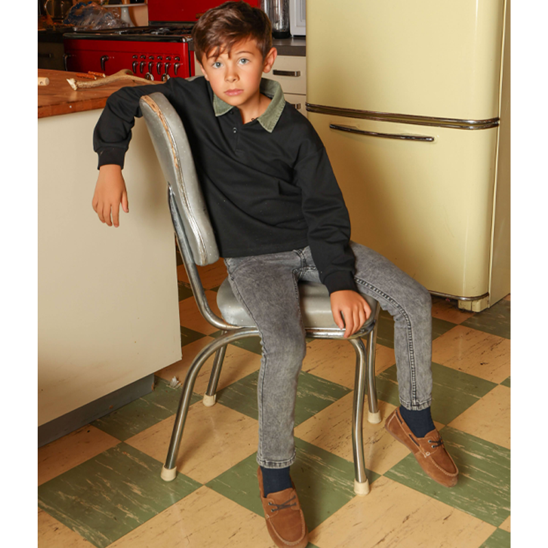 Ali Co AW26 coloured denim gre - Winter Clothing For Kids review and price