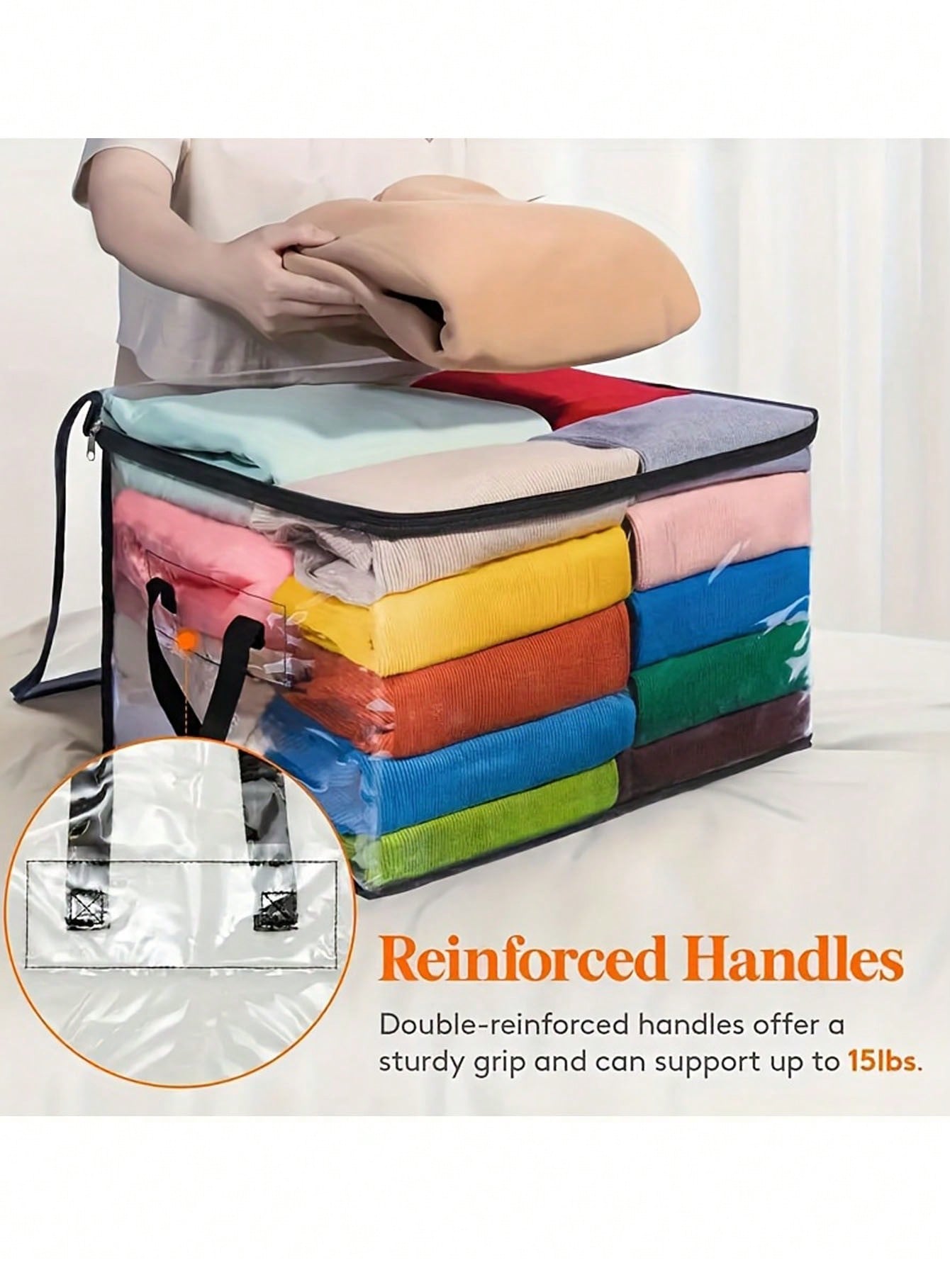 Clear Blanket Storage Bags wit - Winter Clothing Storage review and price