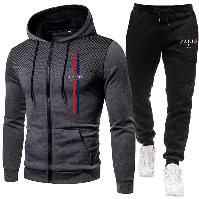 Men sports suit zipper jacket+ - Winter Clothing Pants review and price