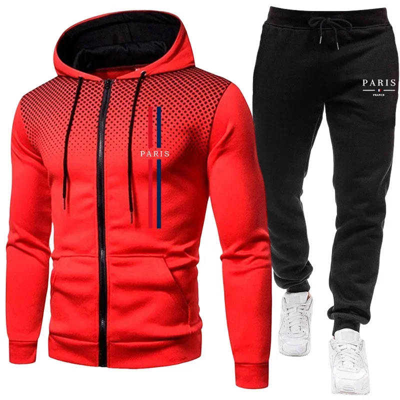 Men sports suit zipper jacket+ - Winter Clothing Pants review and price