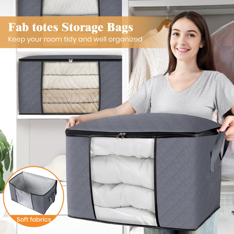 Large Foldable Storage Bag Clo - Winter Clothing Storage review and price