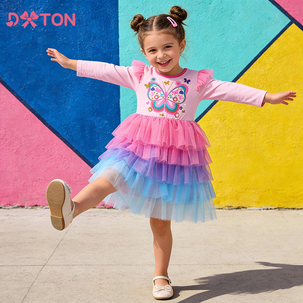 DXTON Kids Princess Mesh Dress - Winter Clothing For Kids review and price