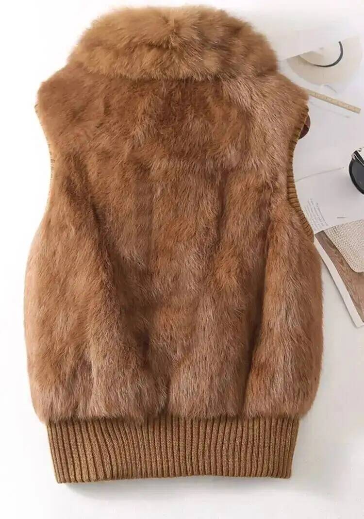 Real Rabbit Fur Coat For Women - Winter Clothing Offer review and price