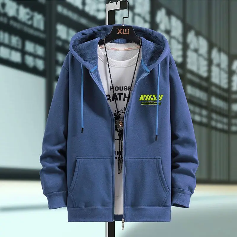 Men's Clothing Hooded Solid Bl - Winter Clothing Offer review and price
