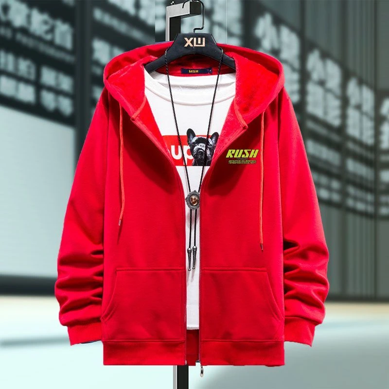 Men's Clothing Hooded Solid Bl - Winter Clothing Offer review and price