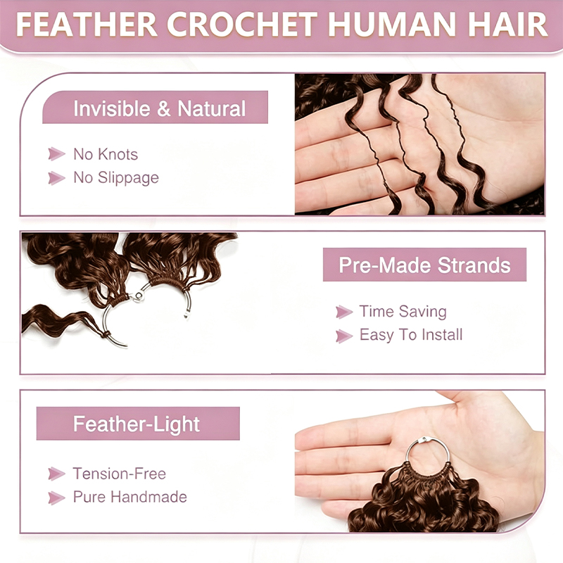 Deep Wave Feather Crochet Huma - Winter Clothing Bundle review and price