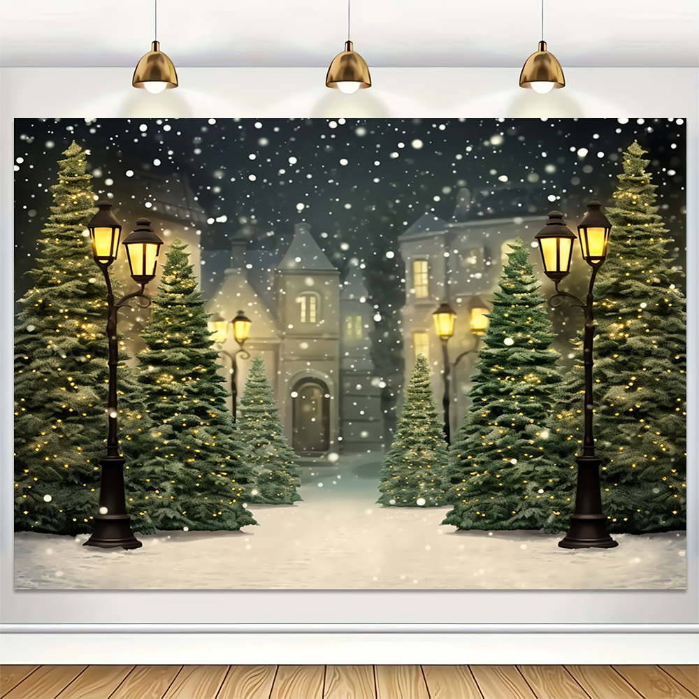 Winter Snow Scenery Backdrop X - Winter Clothing Photo review and price
