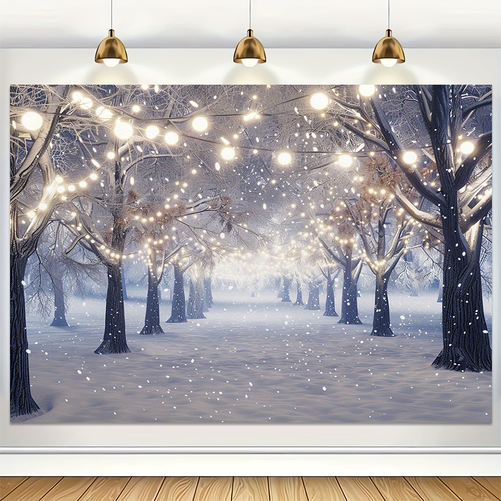 Winter Snow Scenery Backdrop X - Winter Clothing Photo review and price