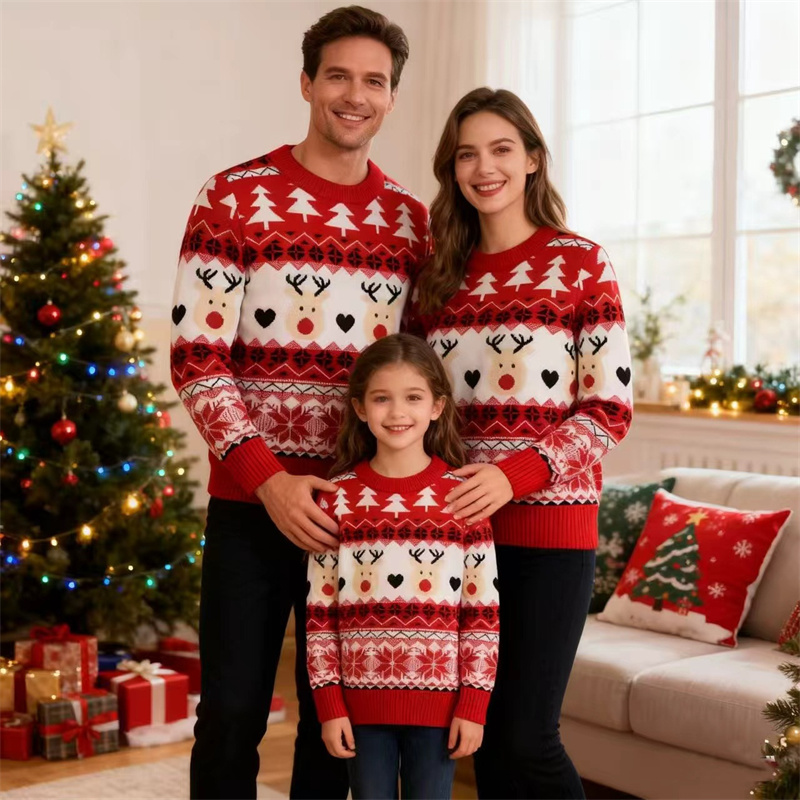 Christmas Family Sweaters Pare - Winter Clothing For Kids review and price