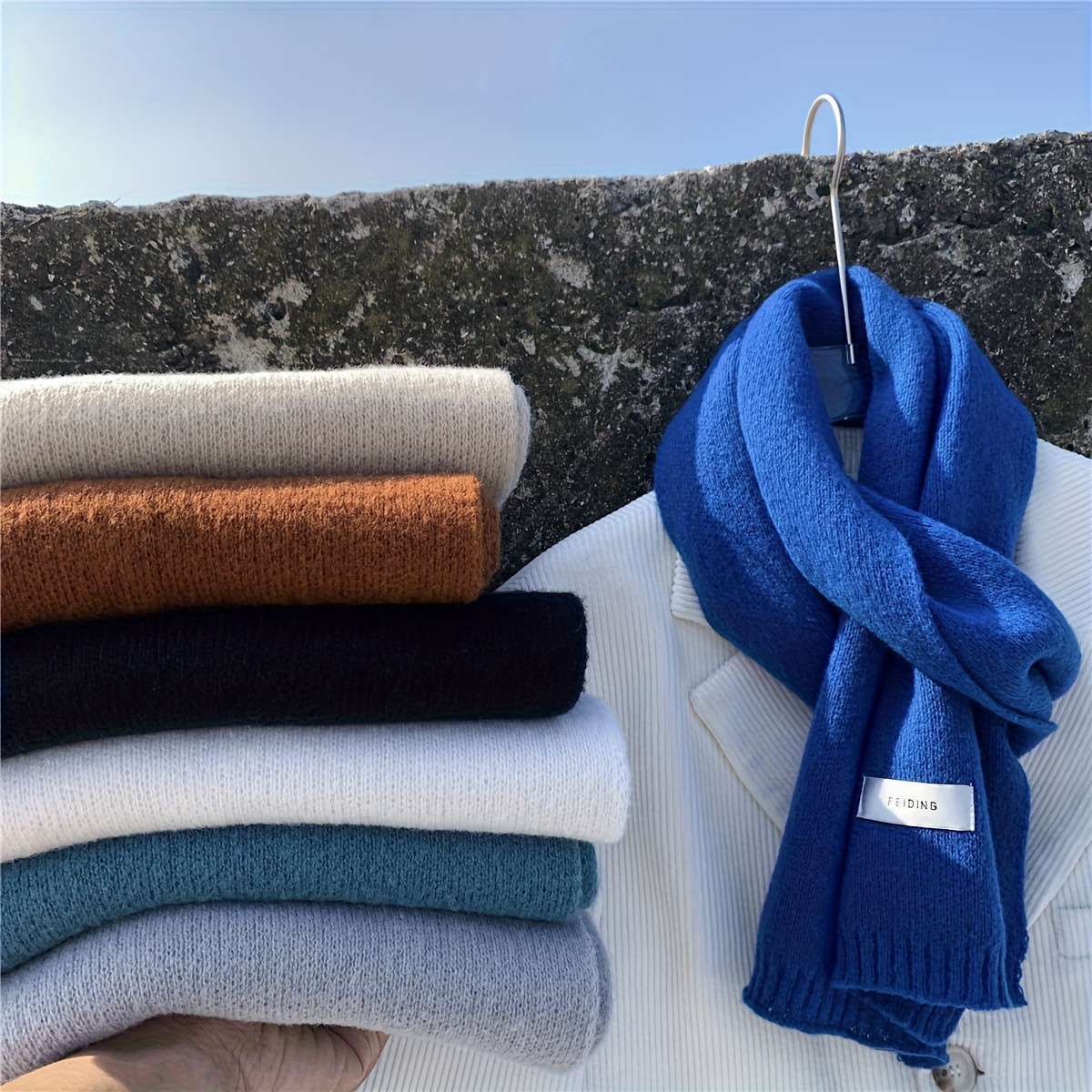 Warm scarves for autumn and wi - Winter Clothing Options review and price