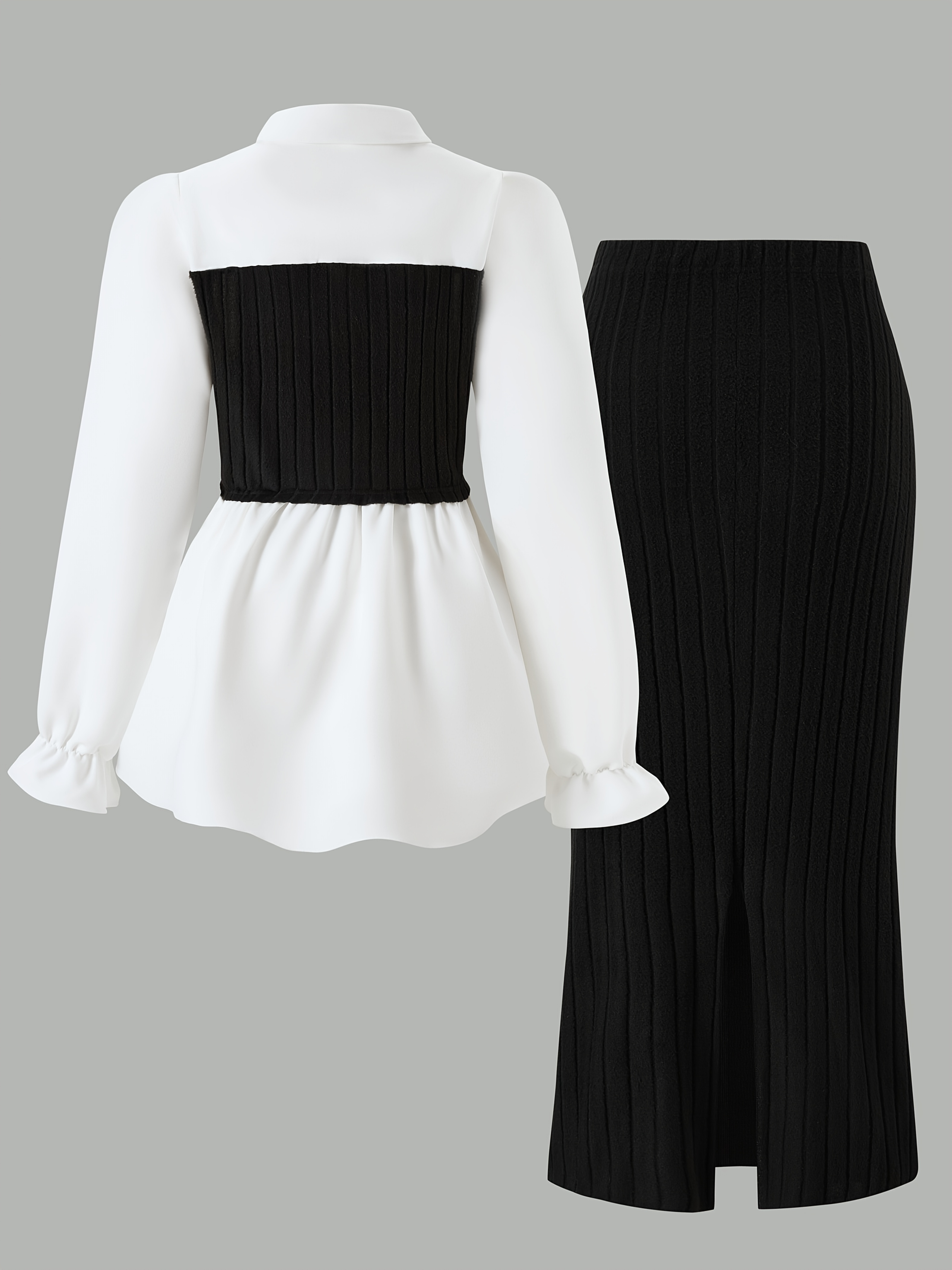 A two-piece set of plus-size f - Winter Clothing Europe review and price