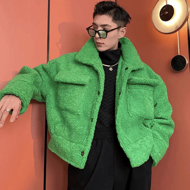 2024 New Men's Lamb Plush Jack - Winter Clothing Trends review and price