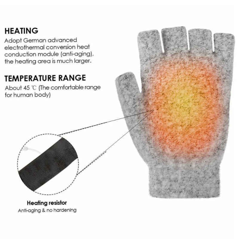 Electric Heating Gloves Hand W - Hand Warmer Reusable review and price