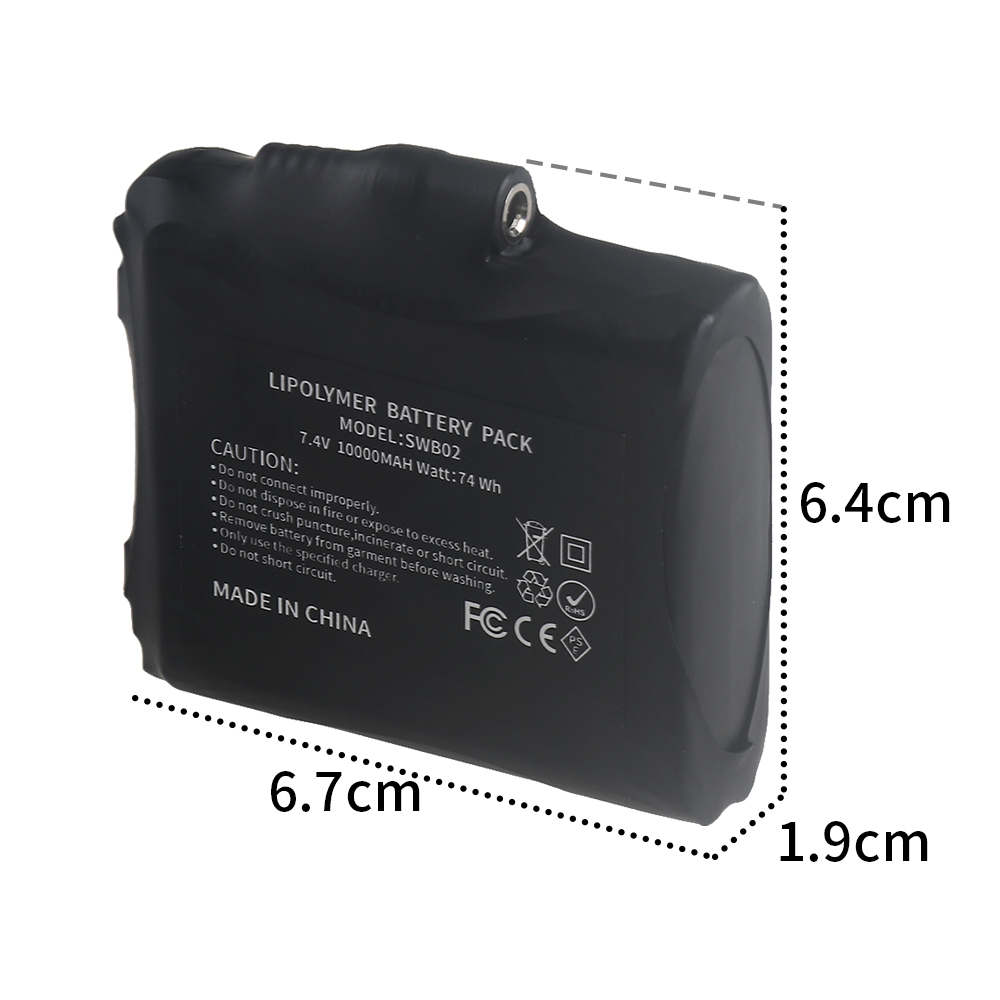 New High-quality 7.4V 10000mAh - Winter Clothing Bundle review and price