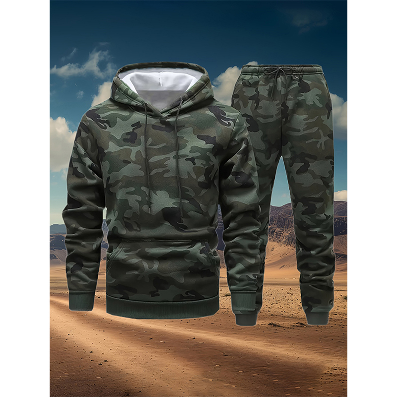 Autumn Camouflage 3D Print Hoo - Winter Clothing Pants review and price