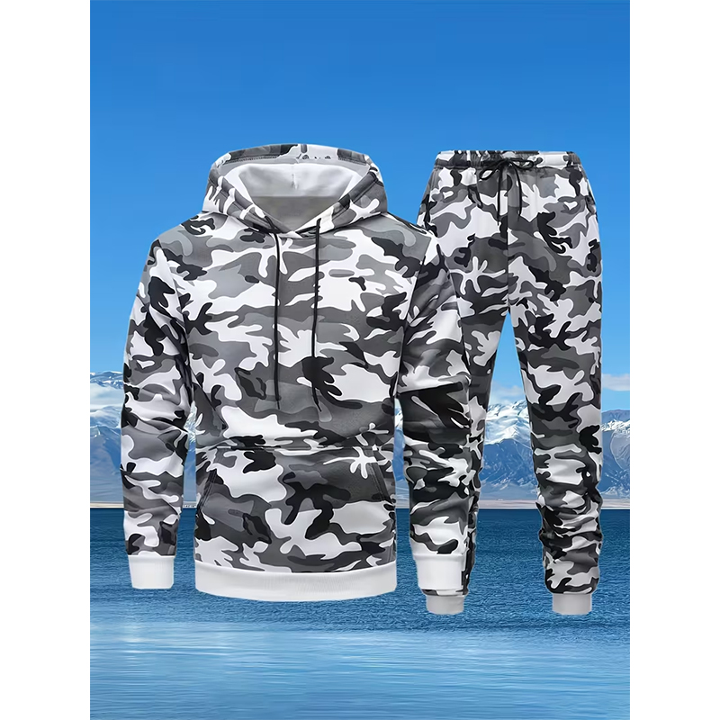 Autumn Camouflage 3D Print Hoo - Winter Clothing Pants review and price
